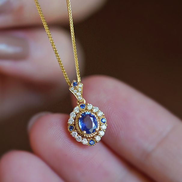 S Pure Silver Pendant, Women's Diamond Studded Gold-plated Temperament, Fashionable And Luxurious Necklace, Versatile_ipsvogv.com