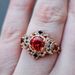 Sanjie Luxury Simple Dazzling Inlaid Zircon Color Diamond Ring Women's Jewelry_ipsvogv.com