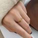 Gold Genuine Gold Electroplating, High-end Feel Crown Line Plain Ring, Metal Texture Ring_ipsvogv.com