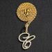 Full diamond hip hop jewelry, cursive letter pendant, melon seed buckle, Cuban chain accessories_ipsvogv.com