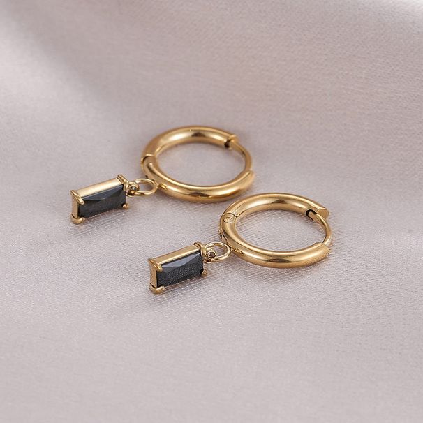 Women's Jewelry Exquisite Small Smooth Ear Clip Earrings Simple And Versatile Diamond Earrings Earrings Temperament Minimalist Design_ipsvogv.com