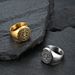 Men's Jewelry Six Pointed Star Twelve Constellation Guardian Titanium Steel Ring Men's Hand Jewelry_ipsvogv.com