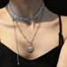 Crescent Pearl Bead Ribbon Star Heart Pull Necklace For Women Long Clavicle Chain Niche Design High-end Versatile_ipsvogv.com