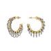 Women’s Jewelry Set Fashion Fashionable Niche INS Titanium Steel Vintage Chain Design Gold And Silver Earrings_ipsvogv.com