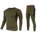 Men's Clothing outdoor tactical fleece thermal underwear set quick drying cycling fitness tight functional underwear sports suit_ipsvogv.com