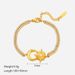 Women’s Jewelry Set Fashion 14K Gold Plated Star Moon Stainless Steel Bracelet Female Ins Style Temperament All Match Diamond Titanium Steel Necklace_ipsvogv.com