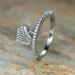 Cao Shi Love Pendant Women's Exquisite Micro Inlaid Zircon Single Ring Shaped Peach Heart Fashion Style_ipsvogv.com