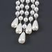 Fashion Personality Pearl Water Drop Pendant Necklace Tassel Double Layer Necklace Jewelry_ipsvogv.com