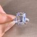 New Handicraft 10 × 12 Princess Rectangular Simulated Diamond Fashion Versatile Rock Sugar Wedding Ring_ipsvogv.com