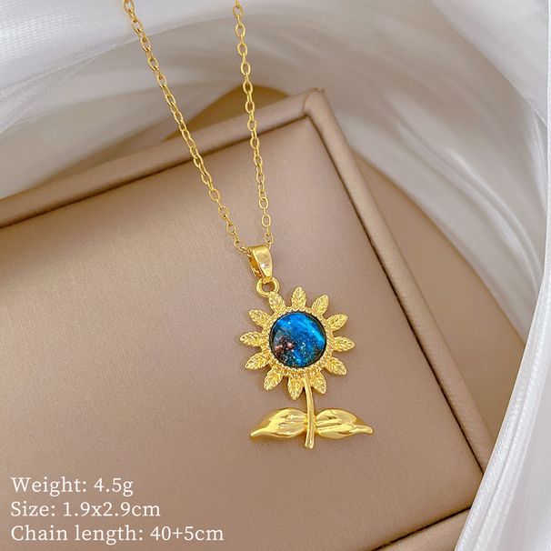 Titanium Steel 【 】 Multi Element Style Copper Micro Inlaid Necklace Combination Women's Genuine Gold Electroplating Ins 【 】_ipsvogv.com