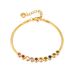Women's Jewelry Simple Bracelet Stainless Steel Color Zircon Personality Flat Blade Chain Titanium Steel Jewelry_ipsvogv.com