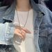Wang Yibo's Same Style Titanium Steel Ring Necklace For Women's Instagram Trendy Hip Hop Personality Couple 2021 New_ipsvogv.com