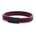 New Men's Bracelet Woven Leather Cord Magnetic Clasp Bangle_ipsvogv.com