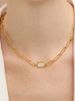 Women's Jewelry Retro Simple Exquisite Temperament Trendy Series Mother Of Pearl Ring Necklace Workplace Fashion All Match Ins Clavicle Necklace_ipsvogv.com
