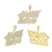 Men's Hustle Hard Pendant Necklace With Zircon Stones - Stylish Letter Design For Trendy Look - Adjustable Chain 51-80cm (Silver/Gold) Zircon Necklace_ipsvogv.com