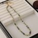 Brass Genuine Gold Color Preserving Natural Stone Bead Necklace, Niche, Light Luxury, High-end, Temperament, Collarbone_ipsvogv.com