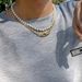 Chenyou Hip Hop Pearl Men's Trendy Cool Street Photo Geometric Metal Chain Necklace_ipsvogv.com