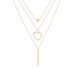 Meichen Fashion New Titanium Steel Non Fading Layered Love Feeling Necklace, Elegant And Versatile Collar Chain_ipsvogv.com