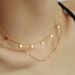 Twisted Double-layer Titanium Steel Necklace With Tassel Collarbone Fashionable Neck Chain, Versatile For Women's_ipsvogv.com