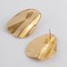 Exaggerated Textured Wrinkle Light Luxury Style Large Geometric Simple Niche Stud Earrings_ipsvogv.com