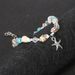 Turquoise Conch Shell Beach Pendant Starfish Pearl Feet Chain_ipsvogv.com