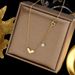 Colorless Temperament, Love Collarbone Chain, Ins, Cool Minimalist Zircon Tassel Necklace, Versatile For Female Internet_ipsvogv.com