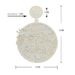 New SELFMADE Letter Round Pendant Trendy Set Zircon Men's Necklace_ipsvogv.com