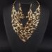 Simple Style Commute Solid Color Alloy Plating Gold Plated Women's Jewelry Set_ipsvogv.com