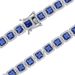 Men's Jewelry Square Blue Zircon Bracelet Inlaid Zircon Hip Hop Bracelet_ipsvogv.com