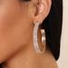 Accessories Exaggerated Double Row Full Diamond earrings All-match Nightclub Shining earrings earrings Women's earr_ipsvogv.com