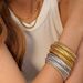 Rough Jewelry Elastic Wide Titanium Steel Bracelet Women, Light Luxury For The Masses, Exaggerated And Niche, Vertical_ipsvogv.com