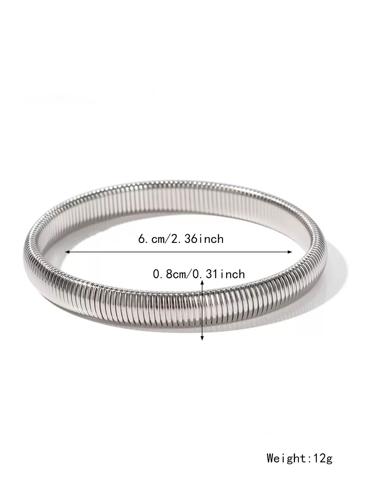 Rough Jewelry Elastic Wide Titanium Steel Bracelet Women, Light Luxury For The Masses, Exaggerated And Niche, Vertical_ipsvogv.com