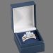 Sanjie Hot Selling Jewelry Gold Square Zircon With White Diamond 3-Piece Fashion Ring Set_ipsvogv.com