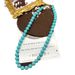 Medieval Western Jewelry Turquoise Round Bead Light Luxury Niche Design Trendy Stacked Necklace For Women_ipsvogv.com