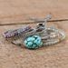 New Geometric Bracelet For Women Turquoise Braided Leather Bracelet Hand Woven Bohemian Style Bracelet_ipsvogv.com