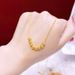 Sand Gold Bean Round Necklace, Women's High-end Accessories, Good Luck Bead Matching Chain, Chinese Style Versatile_ipsvogv.com
