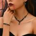 Women’s Jewelry Set Fashion Fashion Halloween Festival Set Bridal Jewelry Set Three Piece Set Bloodthirsty Vampire Cosplay_ipsvogv.com