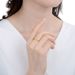 Unisex Popular Irregular Wave Ring Unisex Electrocardiogram Opening Design Ring Ins Style_ipsvogv.com