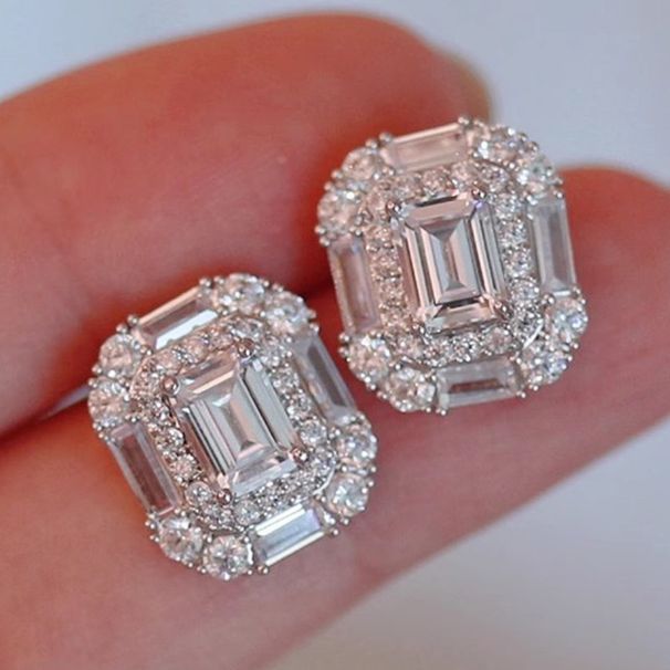 Cao Shi's Light Luxury Geometric Earrings For Women's Daily Wear, Paired With Ladies' Accessories, Popular High-end_ipsvogv.com