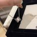 Same Style Handmade Brushed Satin Ribbon Lucky Necklace For Women With Inlaid Diamonds Super Shiny Small Waist_ipsvogv.com