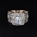 with A Domineering Men's Wedding Send Personalized Wide Edition Zircon Ring R6204 For Both Men And Women_ipsvogv.com