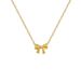 【 Full Body Titanium Steel 】 Simple Bowknot Temperament And Personality Are Extremely Simple. Real Gold Necklace In The_ipsvogv.com