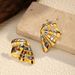 Women’s Jewelry Set Fashion Summer Hot Selling Light Luxury High End Personality Design Gold And Silver Two Color Stainless Steel Earrings Earrings_ipsvogv.com