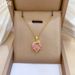 Key 【 】 Love Zircon Light Luxury Charm Gorgeous Full Diamond Necklace Women's Versatile Clavicle Titanium Steel Chain 【 】_ipsvogv.com