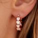 Cao Shi's New Simple Pink To Heart Drop Glue Ring For Women's Valentine's Day Gift Accessories_ipsvogv.com