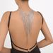 N9886 back embellishment tassel water diamond light luxury neck exaggerated nightclub style claw chain necklace_ipsvogv.com