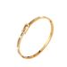 Casual Simple Style Solid Color Titanium Steel Zircon Bangle In Bulk_ipsvogv.com