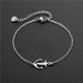 Stainless Steel Ship Anchor Chain Bracelet for Women Men Fashion Hiphop Jewelry_ipsvogv.com