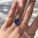 Cao Shi's New Inlaid Topaz Square Four Claw Versatile Ring Luxurious Women's Bracelet_ipsvogv.com
