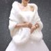 Women's Clothing Autumn and winter fox rabbit fur white bride wedding with wedding dress cheongsam warm wool shawl special _ipsvogv.com
